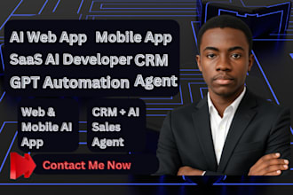 build ai web application software ai mobile app CRM erp ai voice agent ai agent