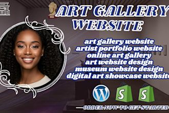 art gallery site design artist portfolio site online art gallery museum site