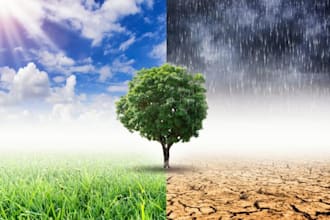 write on climate change, waste management, and carbon credits
