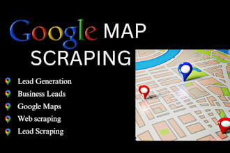 find email address list, scrap google map or business data with email, scraping