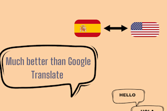 translate spanish to english accurately and professionally