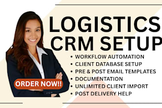 setup logistics crm loginext descartes alpega mercurygate pipeline magaya blue y