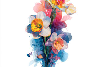 custom a watercolor tattoo design