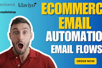 mailchimp omnisend  klaviyo ecommerce email automation for promotion, recovery