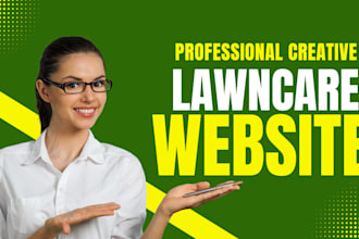 design a professional lawn care website for your landscaping business