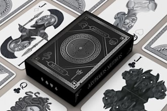 design unique 52 playing card game deck poker cards uno card game playing cards