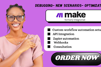 set up make com automation,made com, ai agent,n8n expert,for real estate
