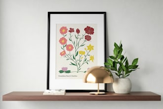 create a family garden from birth month flowers