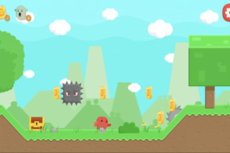 make an HTML, javascript, construct game with API and sdk integration