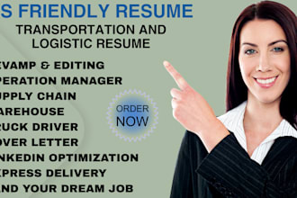 write professional resumes warehouse fleet inventory transportation careers