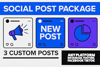 social media graphics and banners instagram, facebook tiktok