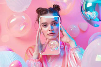 hyper realistic ai influencer, lifestyle images, ai model for social media, nlp