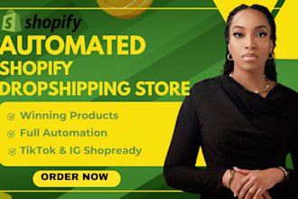 build or redesign your shopify dropshipping store with winning products