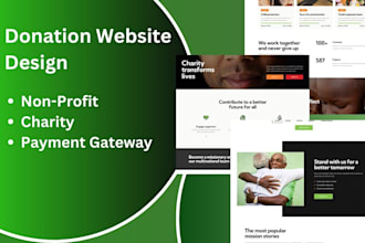 create donation, nonprofit, ngo, charity website