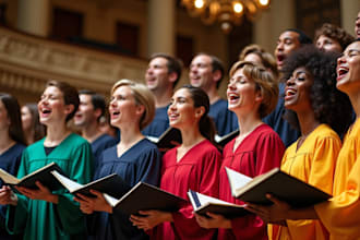 write and sing female lead, background vocals, harmony, choir for your song