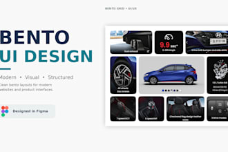 create bento grid design for your business