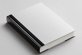 design a professional minimalistic book cover