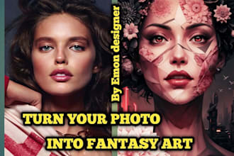turn your photo into stunning fantasy ai art portrait