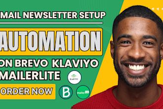 setup mailerlite klaviyo brevo newsletter email template automation landing page