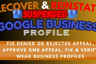 reinstate gmb appeal approve suspended google my business fix gmb unsuspend gmb