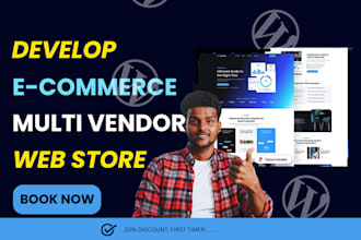 develop a multi vendor ecommerce marketplace website on wordpress