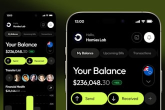 develop fintech app loan website bill payment app money transfer app p2p app