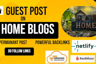 build cloud backlinks for high da home decor sites
