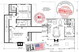 draw floor plan house site blueprint engineer architectural stamp pe city permit