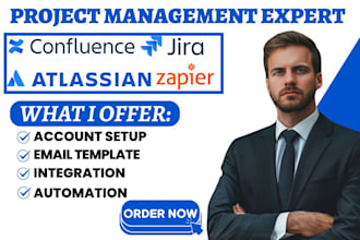 setup atlassian project management  confluence zapier jira data migration import