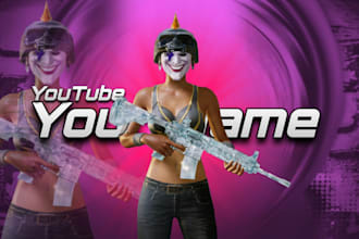 youtube thumbnail and logo designs for your facebook