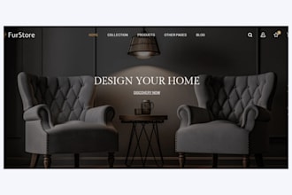 build home decor shopify store furniture store interior design furniture website