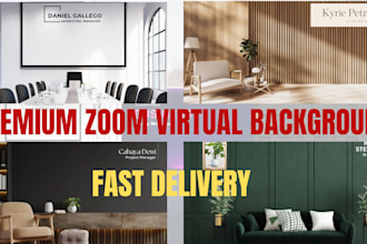 create professional zoom virtual background