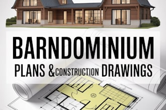 create barndominium floor plans and detailed construction drawings