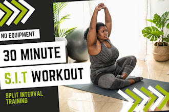 build up a 30 min sit workout plan just for you