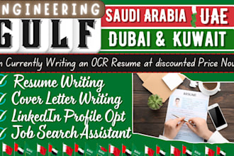 write ocr engineering resume site supervisor project manager CV for uae qatar