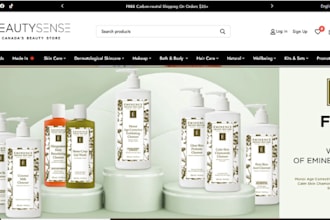 skin care website beauty website skin care shopify store cosmetics website