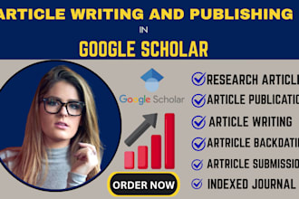 backdated write and publish  research article in  google scholar indexed journal