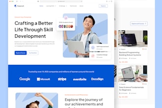 online course content, ebook website, elearning, educational, course development