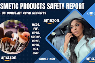 approved cpsr, msds, sds, pif, toxicology report, product label, cpnp uk eu