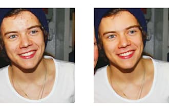 remove acne and smooth skin with natural retouching