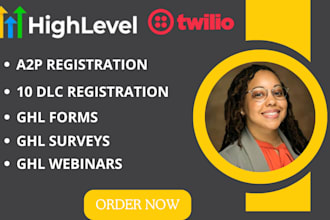 set up a2p 10dlc ghl funnels gohighlevel forms surveys webinar ghl pipeline