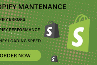 be your shopify website maintenance manager fix shopify bugs