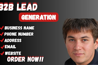 scrape b2b google my business leads generation for lawncare cleaning real estate