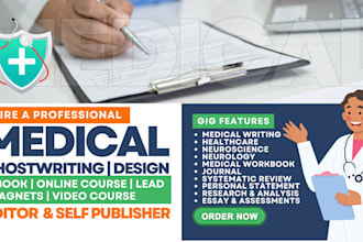 do medical writing, manuscripts, lead magnet, online course, systematic review
