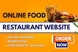 build wordpress restaurant website with online orders and reservations