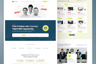 design recruitment website, job portal, job board recruitment agency website