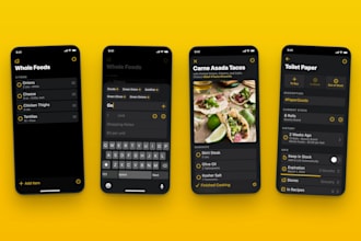 develop grocery and food delivery app ecommerce app with ordering website