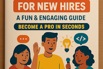 create your new hire training manual or employee handbook