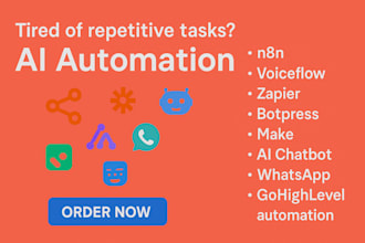 n8n voiceflow zaphier botpress make ai chatbot whatsapp gohighlevel automation