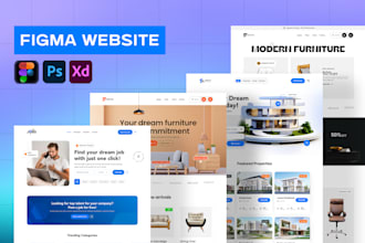 do figma website design, figma design, website ui ux, mock up